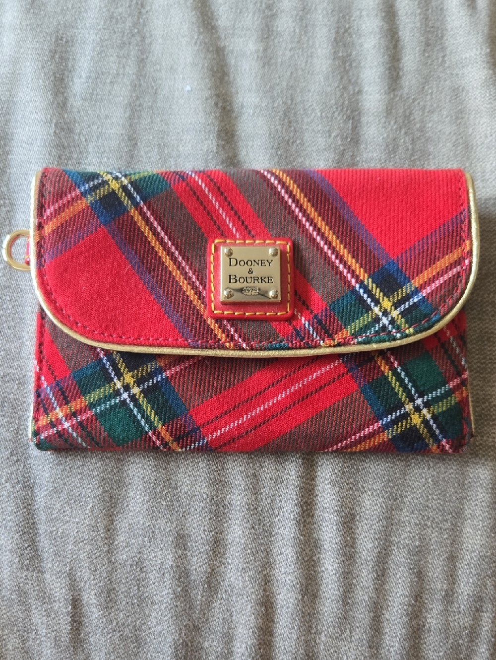 Dooney & Bourke Plaid Coin Purse